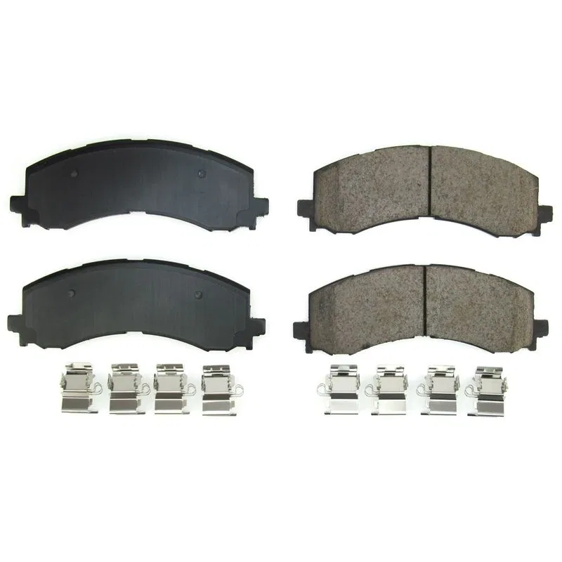 17-2382 – POWERSTOP Brake Pad, FMSI Number D2382 Ceramic Brake Pads Set Of 4 With Premium Stainless Steel Hardware